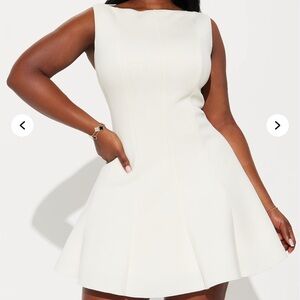Fashion Nova White Mini Dress